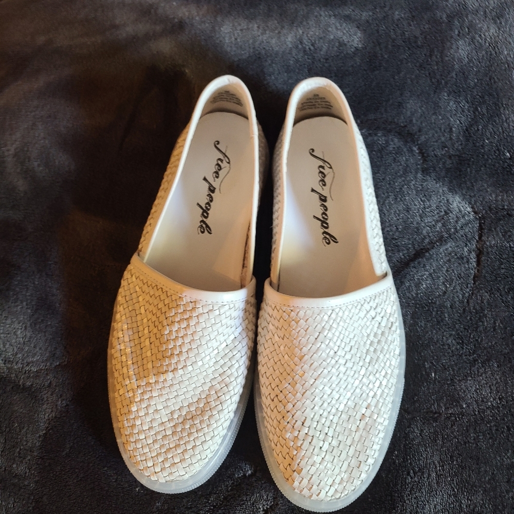 Free people white shoes